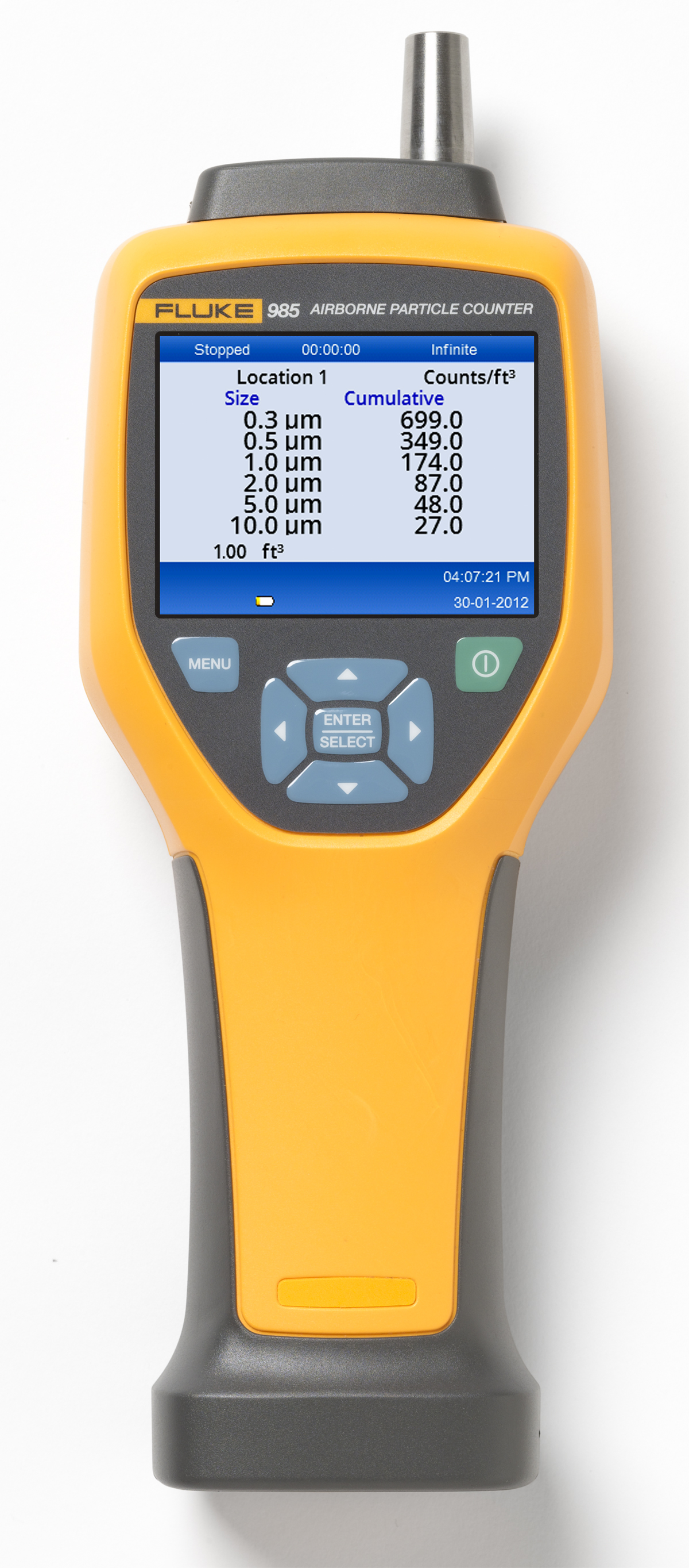 Fluke 985 airborne particle counter