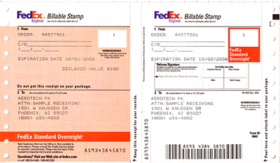 Fedex Billable Stamp - Phoenix, AZ
