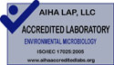 AIHA-LAP LLC Accredited for Mold Lab Analysis, Bacteria Lab Analysis, E. coli Lab Analysis, and Legionella Lab Analysis